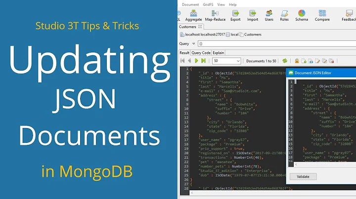 #19 Validate JSON Documents in JSON View - Studio 3T Tips & Tricks | MongoDB Tutorial