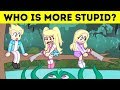 FUNNY Brain Teasers That Only The SMARTEST Can Answer | Riddles w/The Blonde Squad