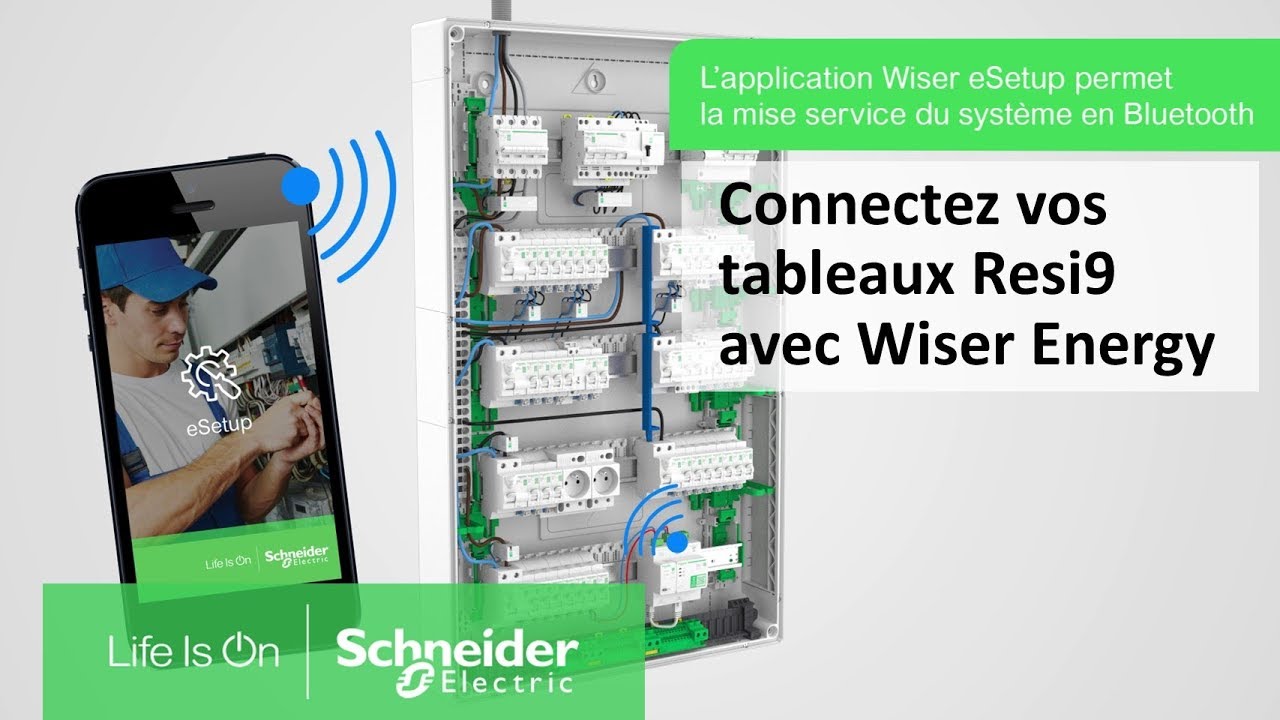 Compteur d'énergie des usages électriques SCHNEIDER Wiser RT2012 - EER39300