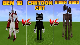 Ben 10 VS Cartoon Cat VS Siren Head screenshot 4