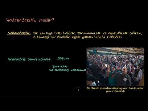 Video: Ortaokulda vatandaşlık nedir?