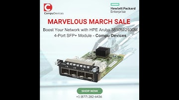 Boost Your Network with HPE Aruba 3810M/2930M 4-Port SFP+ Module!  #aruba #networking #sale2025