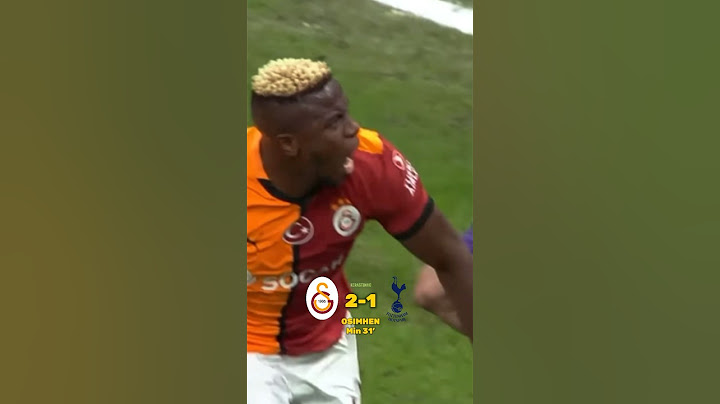 When Galatasaray destroyed Tottenham | 3-2 | #Galatasaray #Tottenham