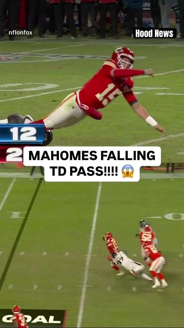 Falling TD #hoodnews #patrickmahomes #chiefs #NFL #sports #football #viralvideo #omg #how #wow #team
