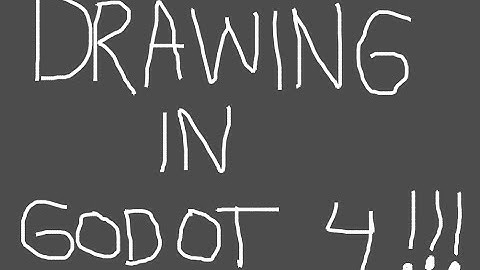 Stateless interactive drawing in Godot 4, using SubViewport and ViewportTexture
