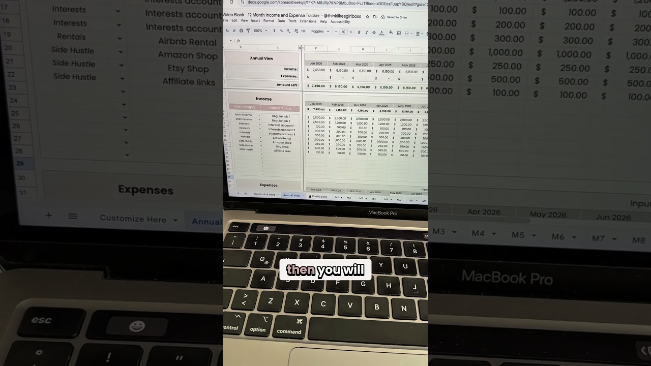 Track your Income & Expenses with Google Sheets 💵 | Money Management Template 