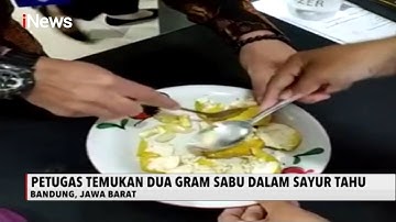 Petugas Lapas Banceuy Bandung Gagalkan Penyelundupan Narkoba dalam Sayur Tahu - iNews Malam 18/10