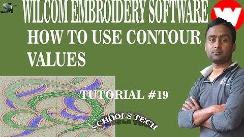 Wilcom Hindi English How to Use Contour Values Tutorial #19