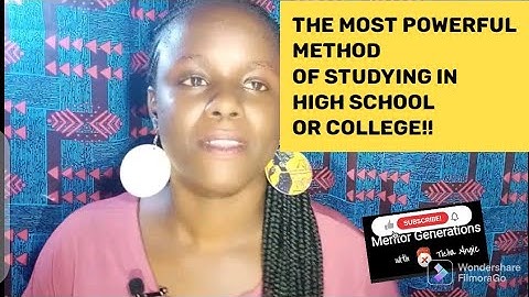 Most POWERFUL Study Method for students in HIGH SCHOOL|COLLEGE|Grade E to Grade A Tips |Angie Odera