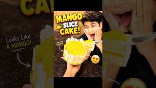 Real mango slice cake 🥲￼ #shorts￼ #mango #viral #cake #Design #bakery ￼