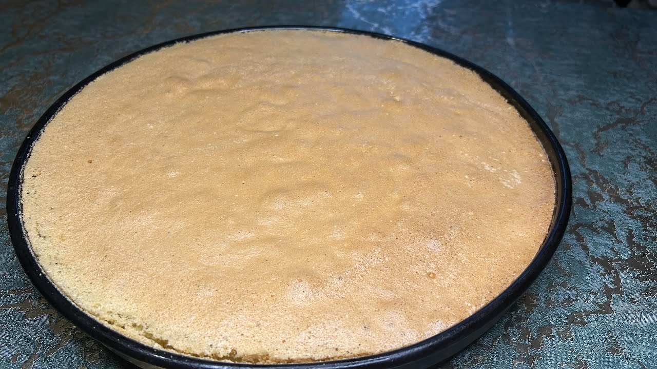 🔴 🍰 Sadə və Yumşaq Böyük Biskvit Resepti | Sobada Mükəmməl Qabaran Biskvit✅