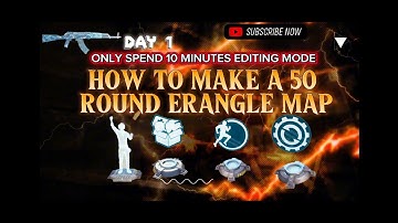 How To Make Wow Rounds Map | How To Create Round Map:| Erangel Round Map Setting |PUBG MOBILE