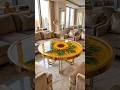 Luxury Glowing Sunflower Resin Table! 🌻