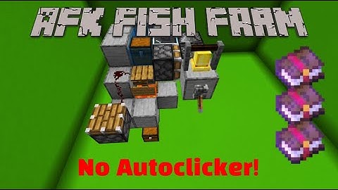 1.17 AFK Fish Farm (Minecraft Bedrock Edition)