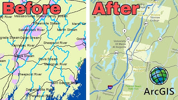 River label controlling in Arc GIS #arcgis #gis #arcgistutorial #esri