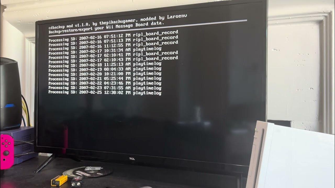 Extract Wii Message Board messages and images saved to your SD YouTube