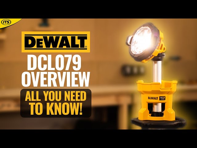 TRUE træthed røre ved Dewalt DCL079 18V XR LED Tripod Light - Quick Overview - YouTube