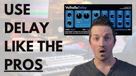 How Pro Mixing Engineers Use Delay on Vocals