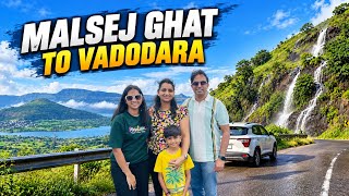 महाराष्ट्र का खूबसूरत Malshej Ghat 😍 | Shivneri Fort to Vadodara Road Trip