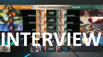 FNC vs EL Post Game Interview