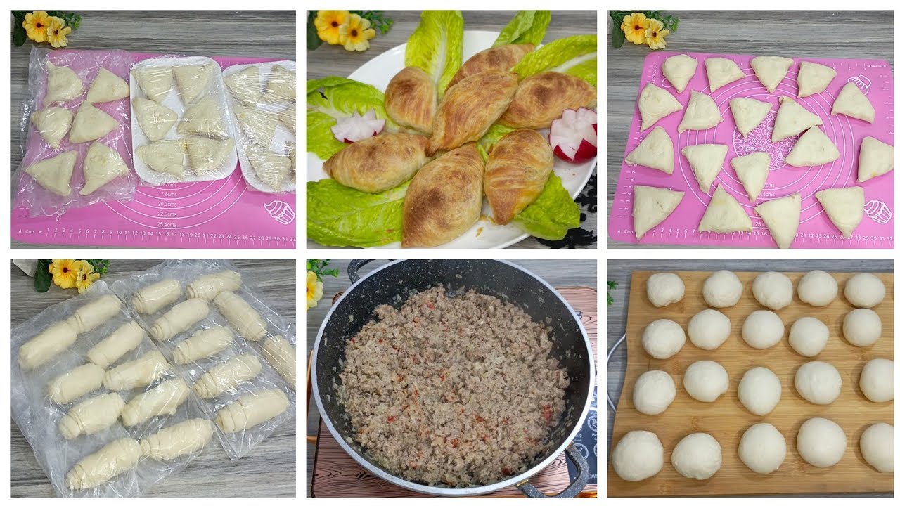 تفريزات رمضان2026 فطاير باللحمة المفرومة مع طريقة العجينة المورقةتفريزها |عجينة المضفورة ،الشعيبيات 