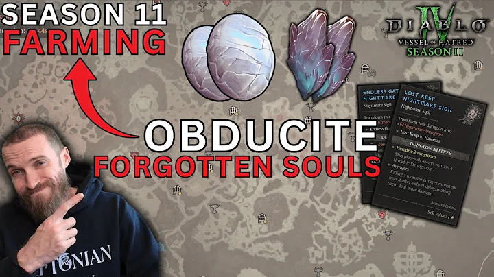 How to Farm Obducite & Forgotten Souls Fast | Diablo 4 Season 11 Guide