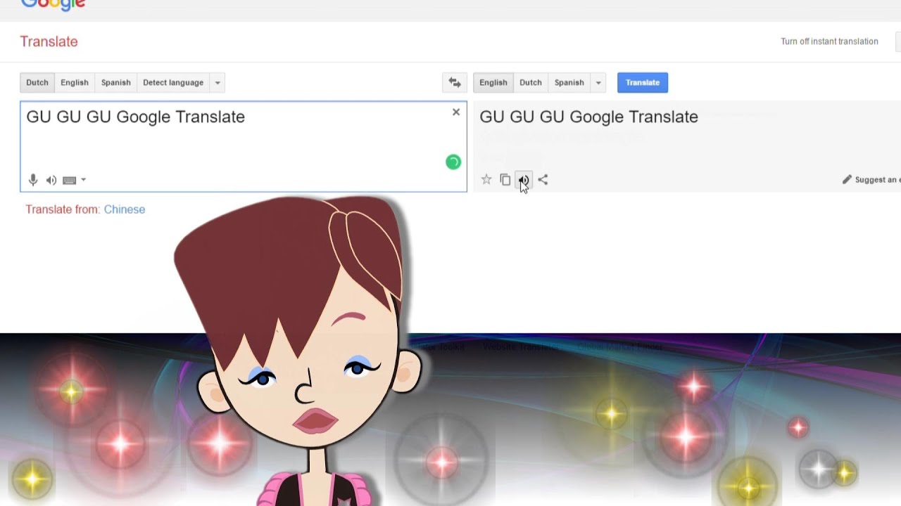 the google translate song