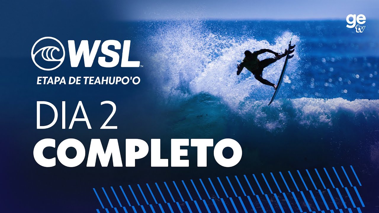WSL TAHITI PRO 2026 | ETAPA DE TEAHUPO'O | DIA 2 | ge tv