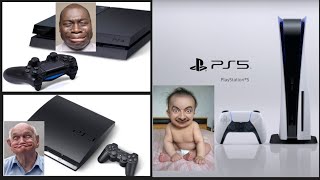 Playstation 5 Talking With Ps4 And Ps3 Funny 