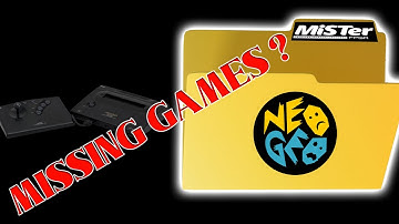 MiSTer Neo Geo Core - Missing Games - Empty Folder - Missing romset.xml file Fix