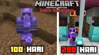 200 Hari Hardcore Di Minecraft Penuh Dengan Zombie