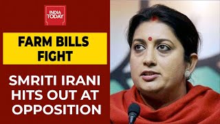 Smriti Irani On Passage Of Farm Bills In Rajya Sabha; Defends The Bill, Hits Out At Opposition