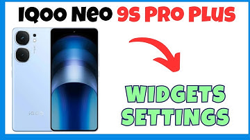 Add Widgets to Home Screen IQOO Neo 9s Pro Plus || How to add widgets || Widgets settings