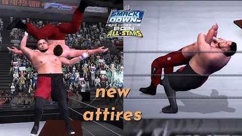 Here Comes The Pain All Stars Mod - Samoa joe &  Jon Moxley New Attires
