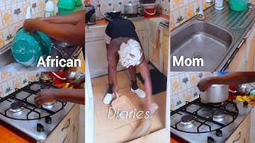 CLEANING + ARRANGING MY TINY KITCHEN VLOG