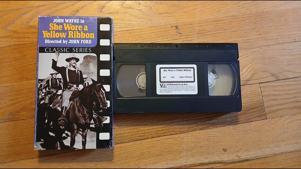 Vhs Ribbon Opening And Closing to She Wore a Blue Ribbon 1986 VHS 60fps - YouTube