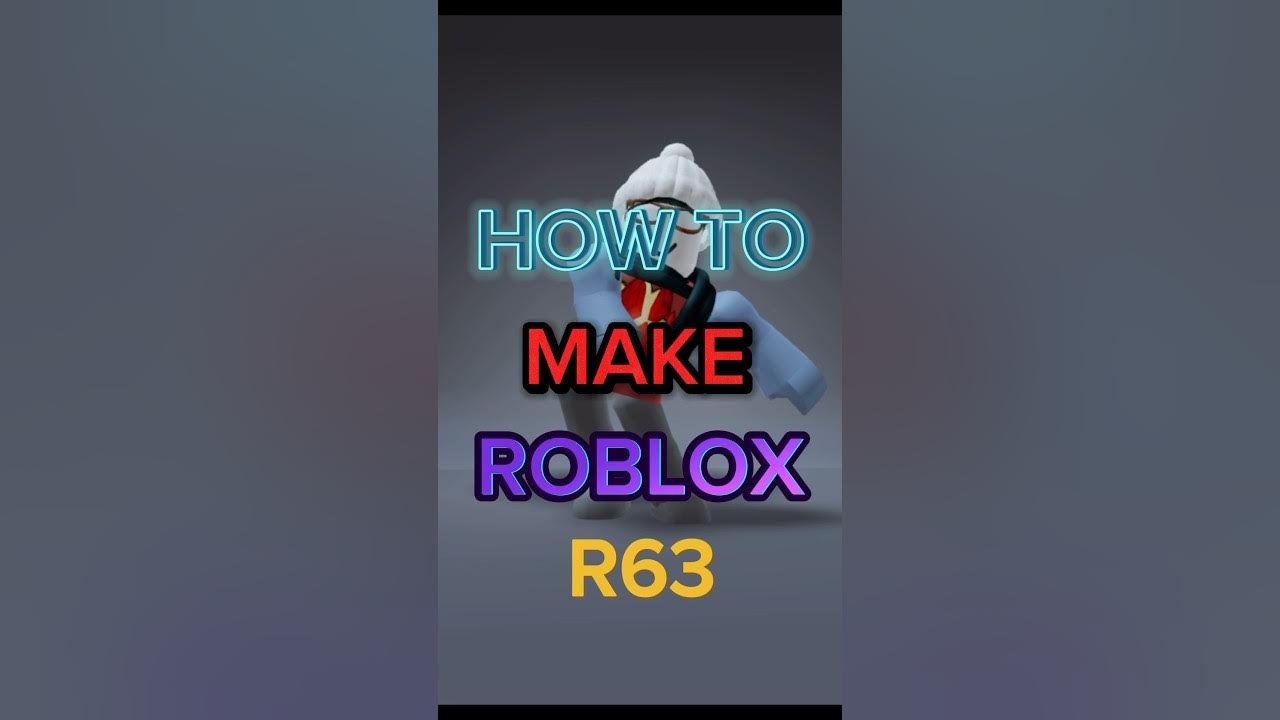 How to make r63 avatar #roblox #R63 #tutorial, avatar