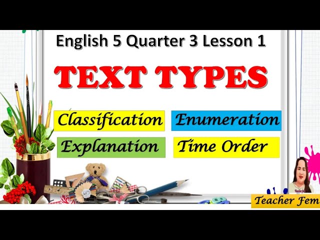Explanation Text Type