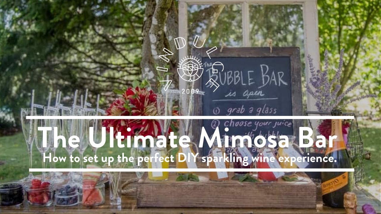 Mimosa Bar Sign Set