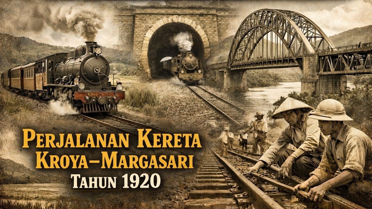 Perjalanan Kereta Api dari Kroya ke Margasari,1920 