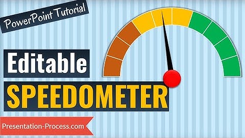 How to Create STUNNING Speedometer Chart Template in PowerPoint