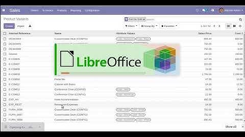 Export Products with Images Odoo App
