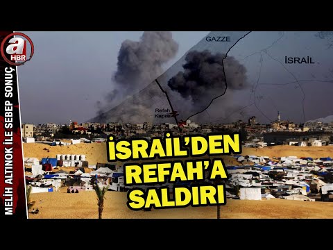 İsrail bir kez daha vurdu! Refah'a havadan ve karadan saldırı | A Haber