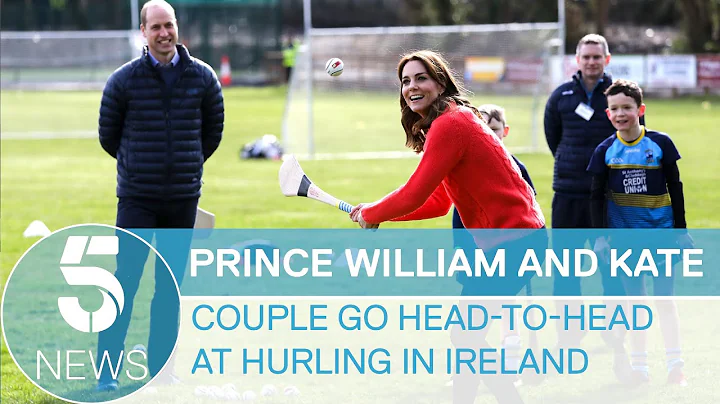 Prince William and Kate go head-to-head at hurling...