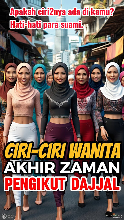 Inilah Ciri-ciri Wanita Akhir Zaman Dalam Islam #feedshorts #wanitaakhirzaman