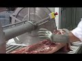 Frontmatec Pork Solutions | Semi auto cutting and pace deboning