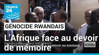 30 ans après le génocide des Tutsi au Rwanda, l'Afrique face au devoir de mémoire • FRANCE 24