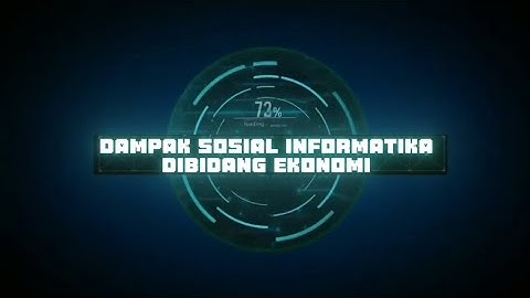 Dampak Sosial Informatika dalam Bidang Ekonomi