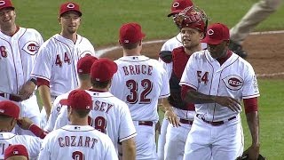 CHC@CIN: Chapman strikes out Olt to notch the save