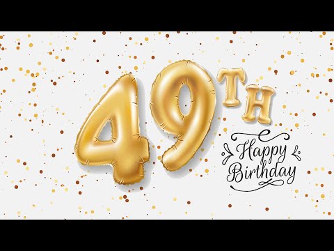 Поздравление С Днём Рождения 49 Лет Женщине - Красивое Прикольное Музыкальное Поздравление Открытка